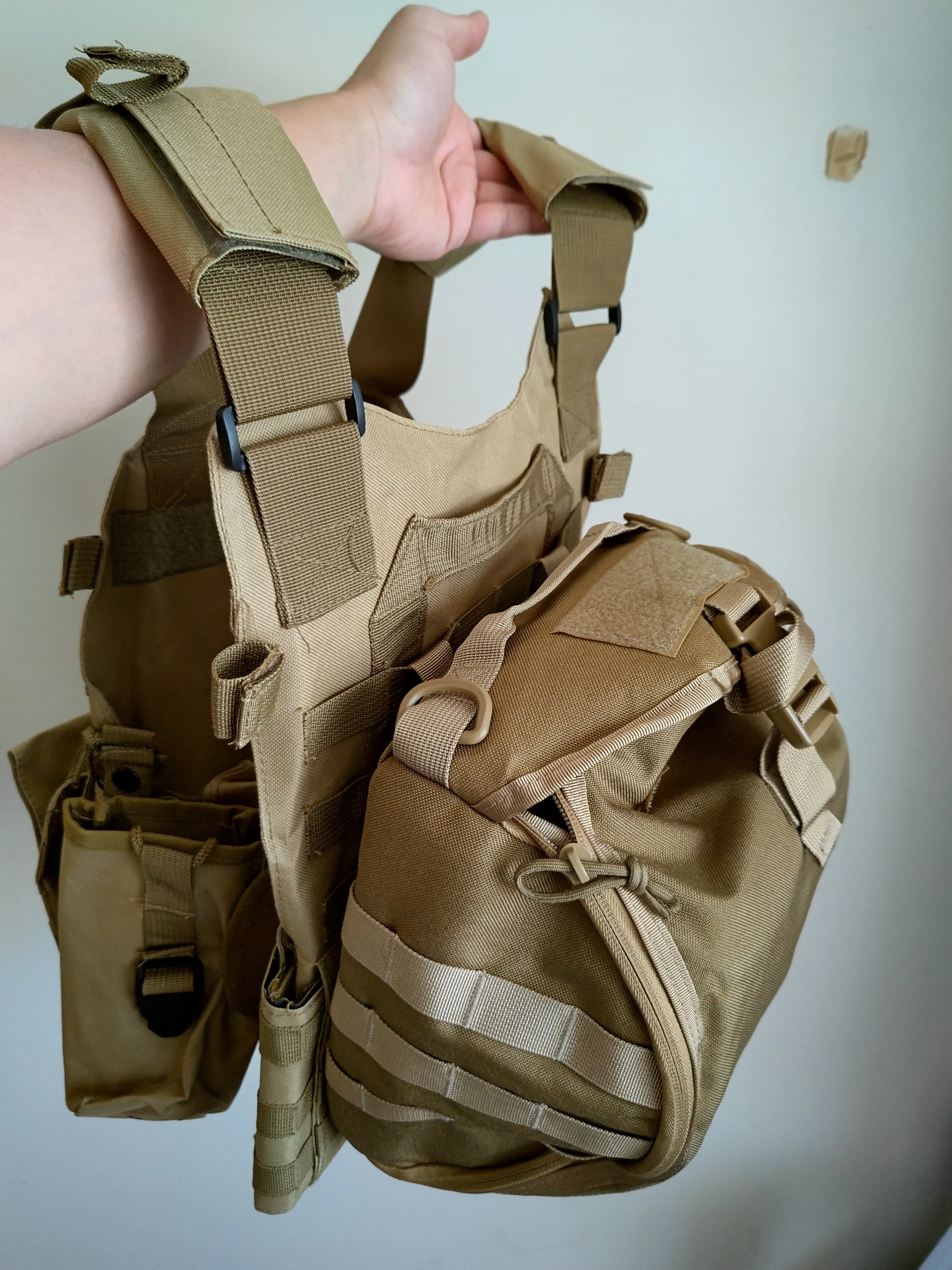 15L Assault Backpack / Helmet Bag attachment - 4x Colours - BRISBANE STOCK