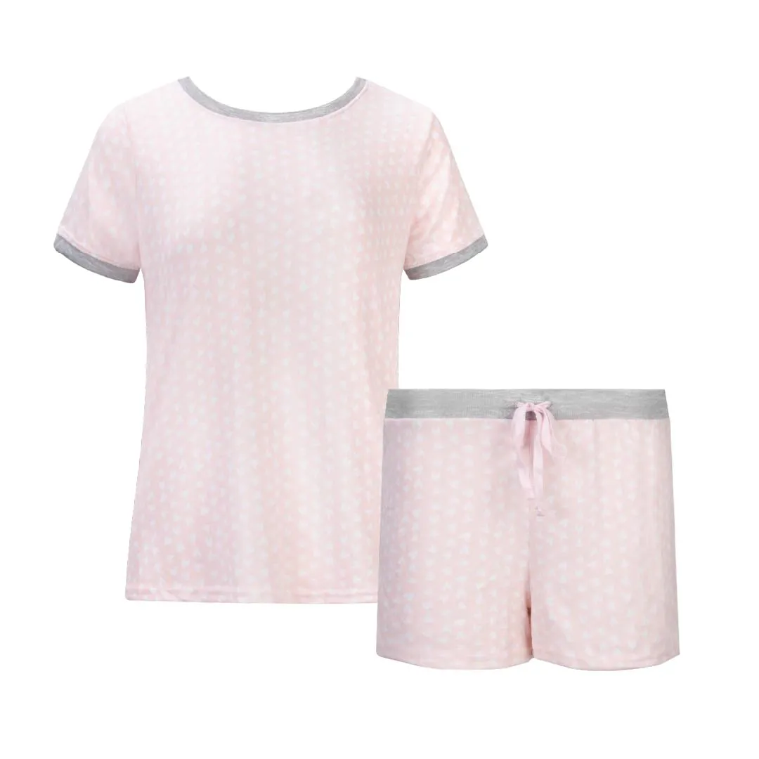 2 Pack Loungewear Hacci Shorts Set