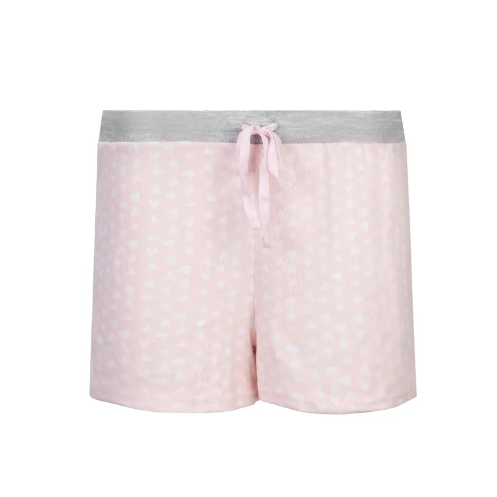 2 Pack Loungewear Hacci Shorts Set