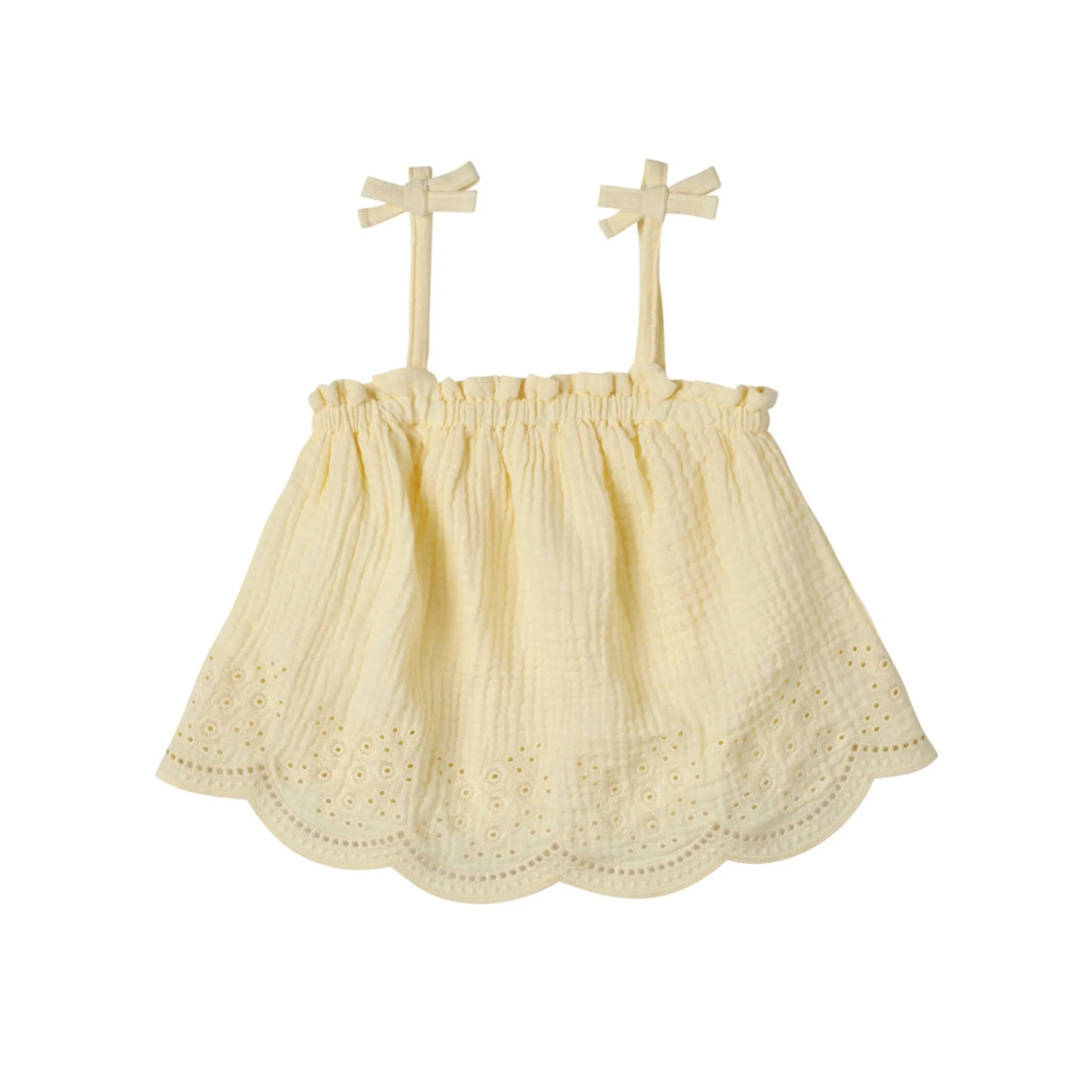 2-Piece Infant & Toddler Girls Yellow Top & Short Set