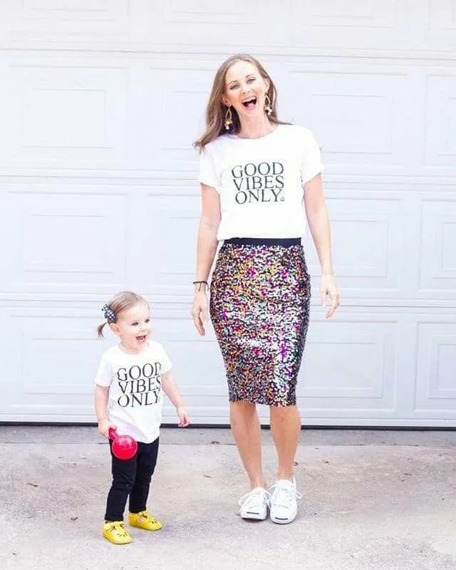 2 Piece Sets for Mama   Me - Good Vibes Only