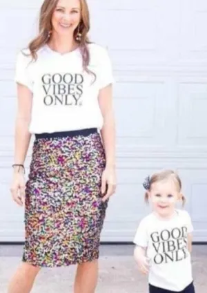 2 Piece Sets for Mama   Me - Good Vibes Only