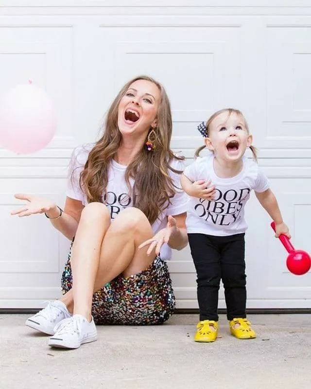 2 Piece Sets for Mama   Me - Good Vibes Only