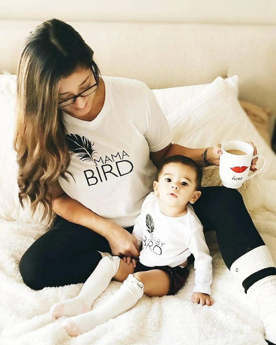 2 Piece Sets for Mama   Me - Mama Bird, Baby Bird