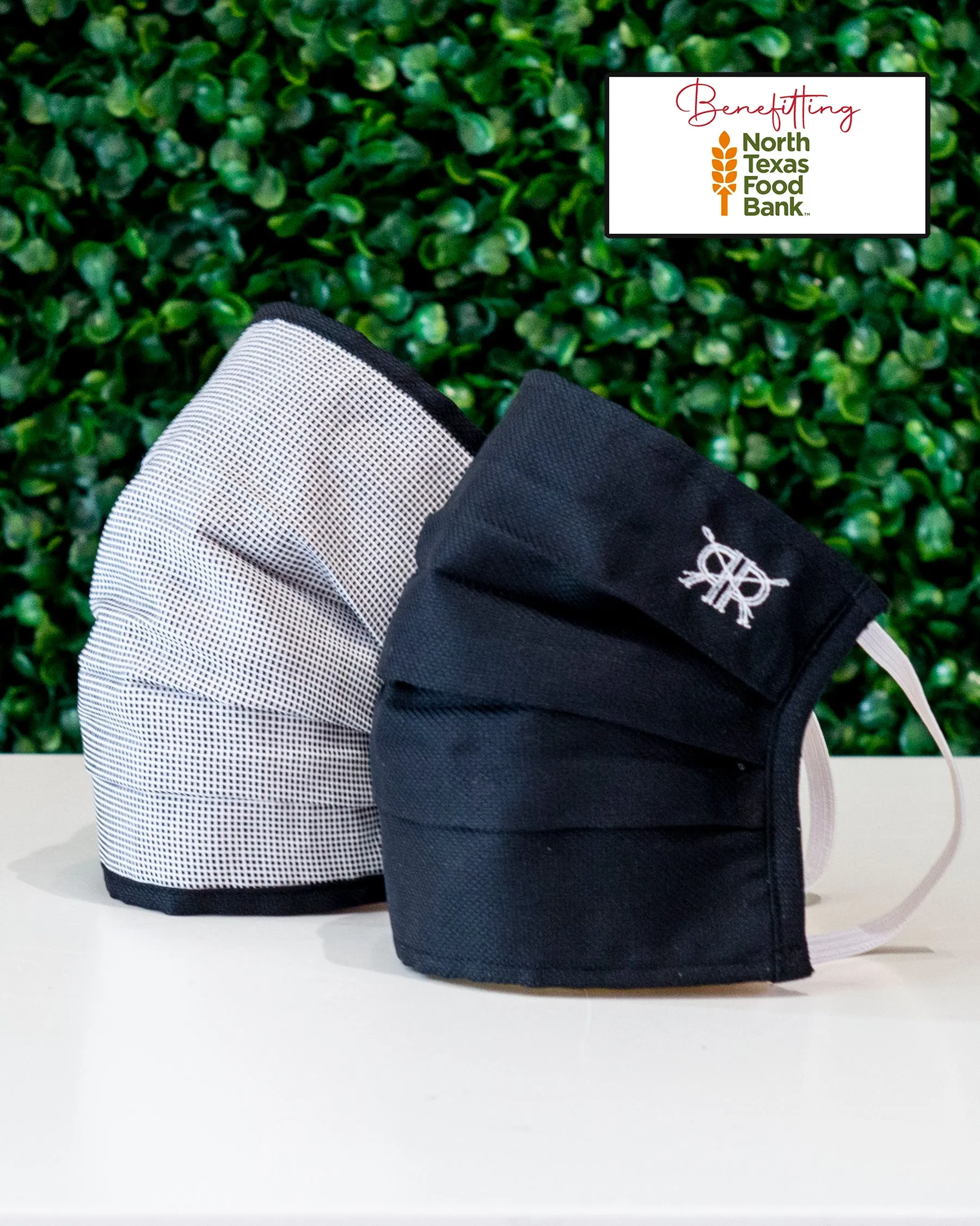 3 Pack Black Pique Reversible Cotton Mask