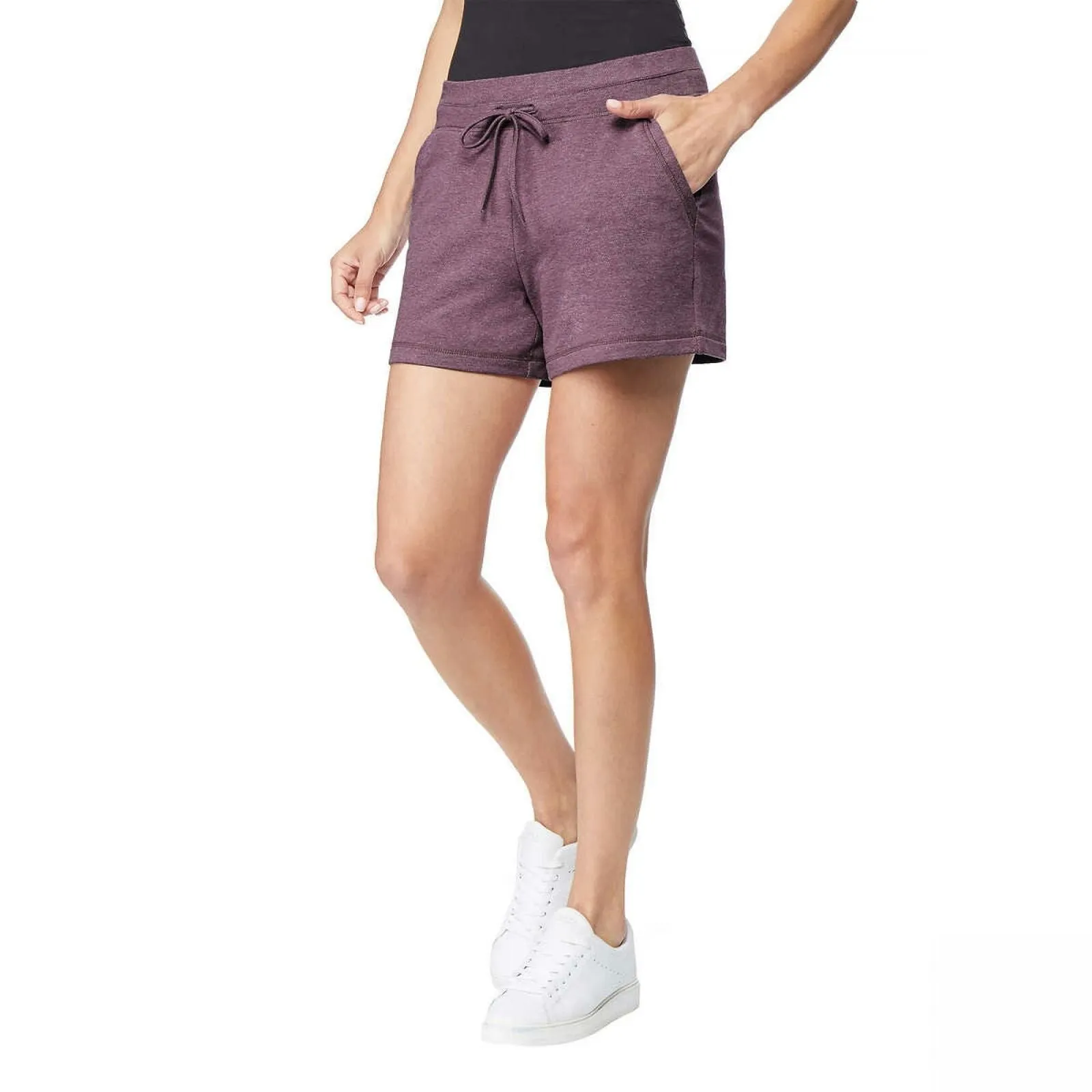 32 Degrees Cool Women's 2 Pack Pull-On French Terry Shorts