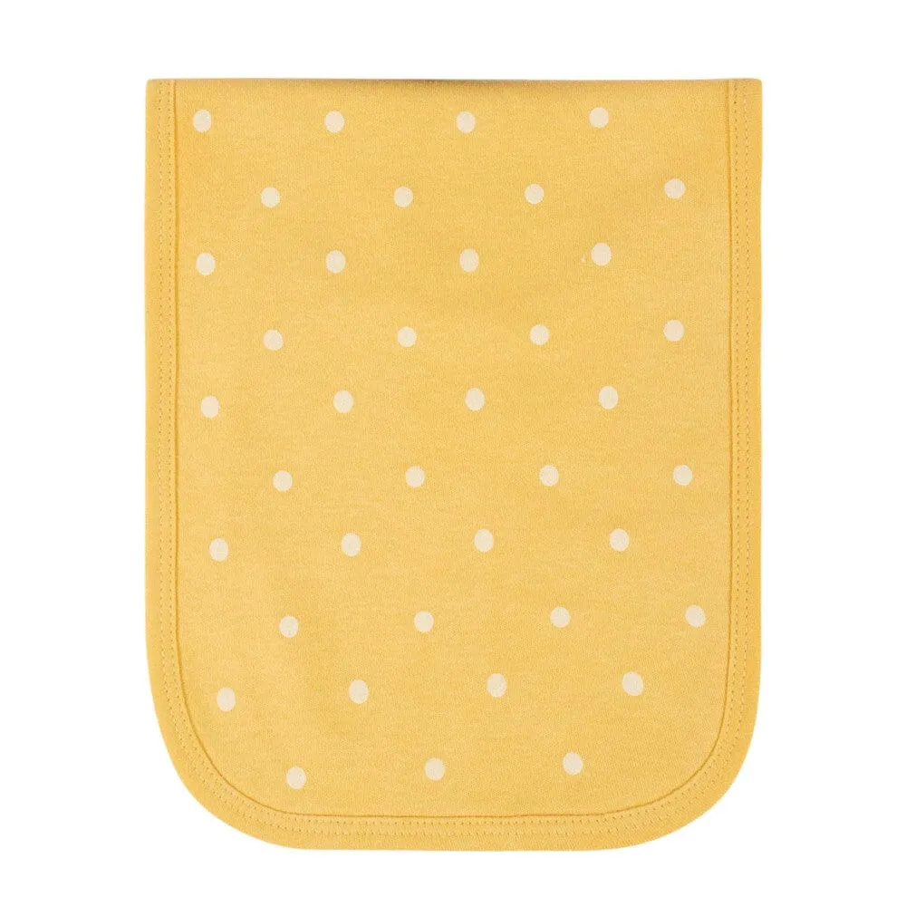 6-Piece Baby Girls Daisies Bibs & Burp Cloths