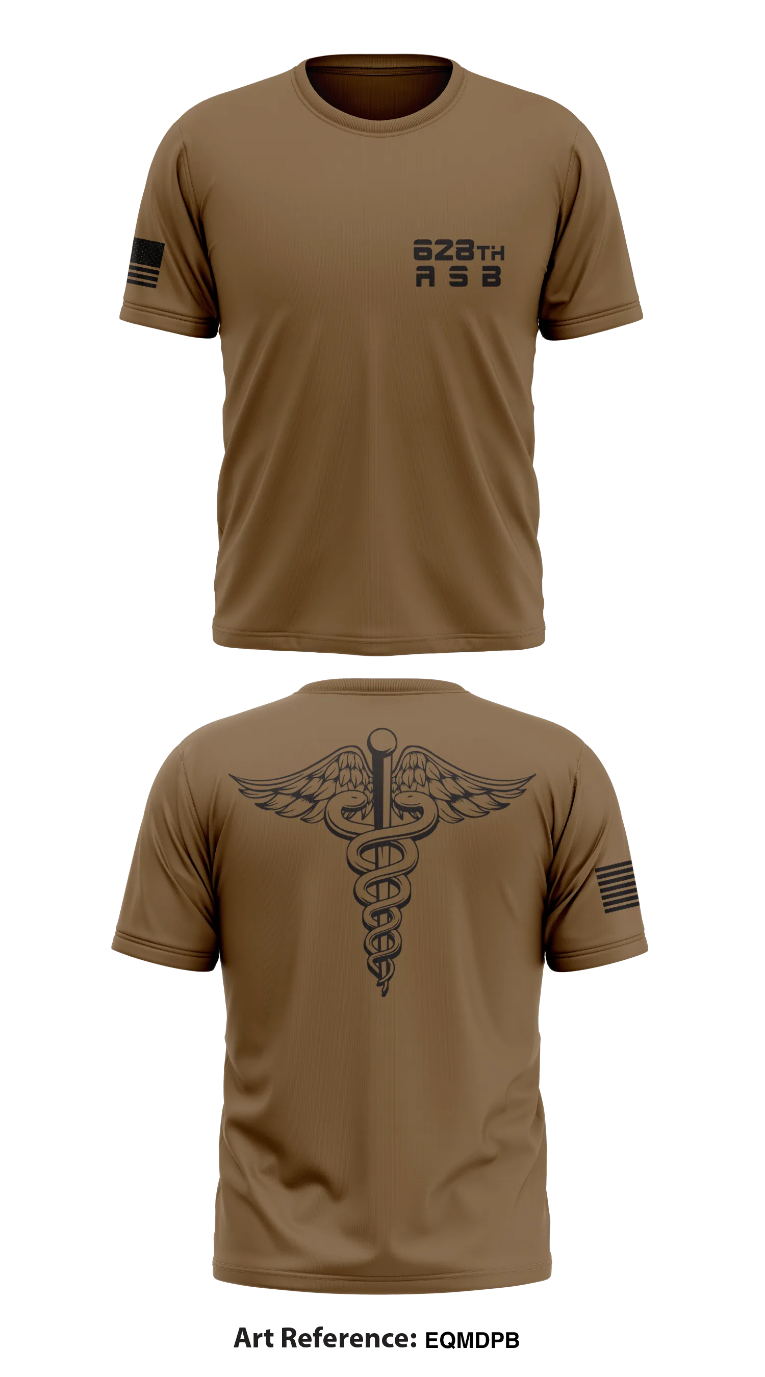 628th ASB Store 1 Core Men's SS Performance Tee - eqMDPb