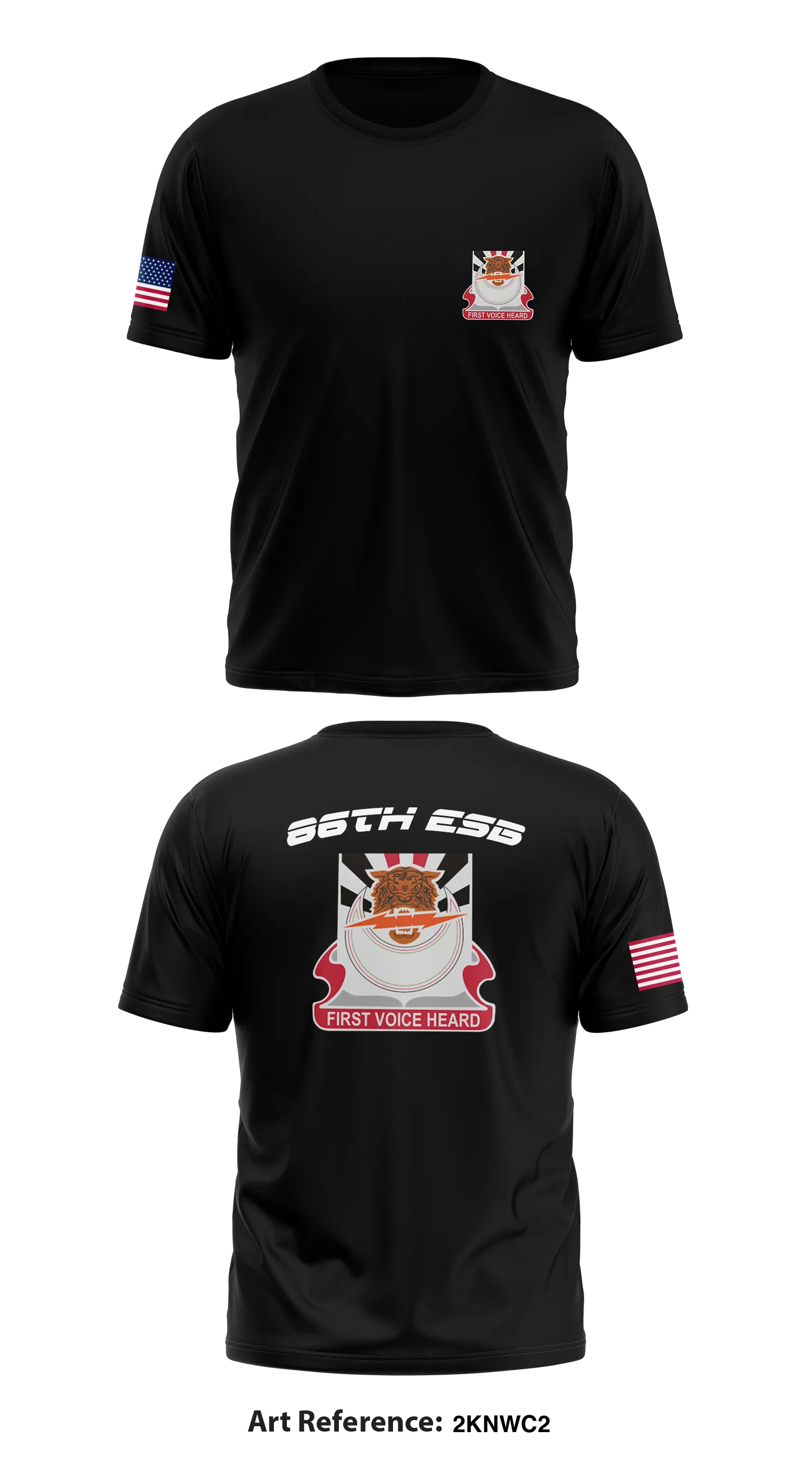 86th ESB Store 1 Core Men's SS Performance Tee - 2KnWC2