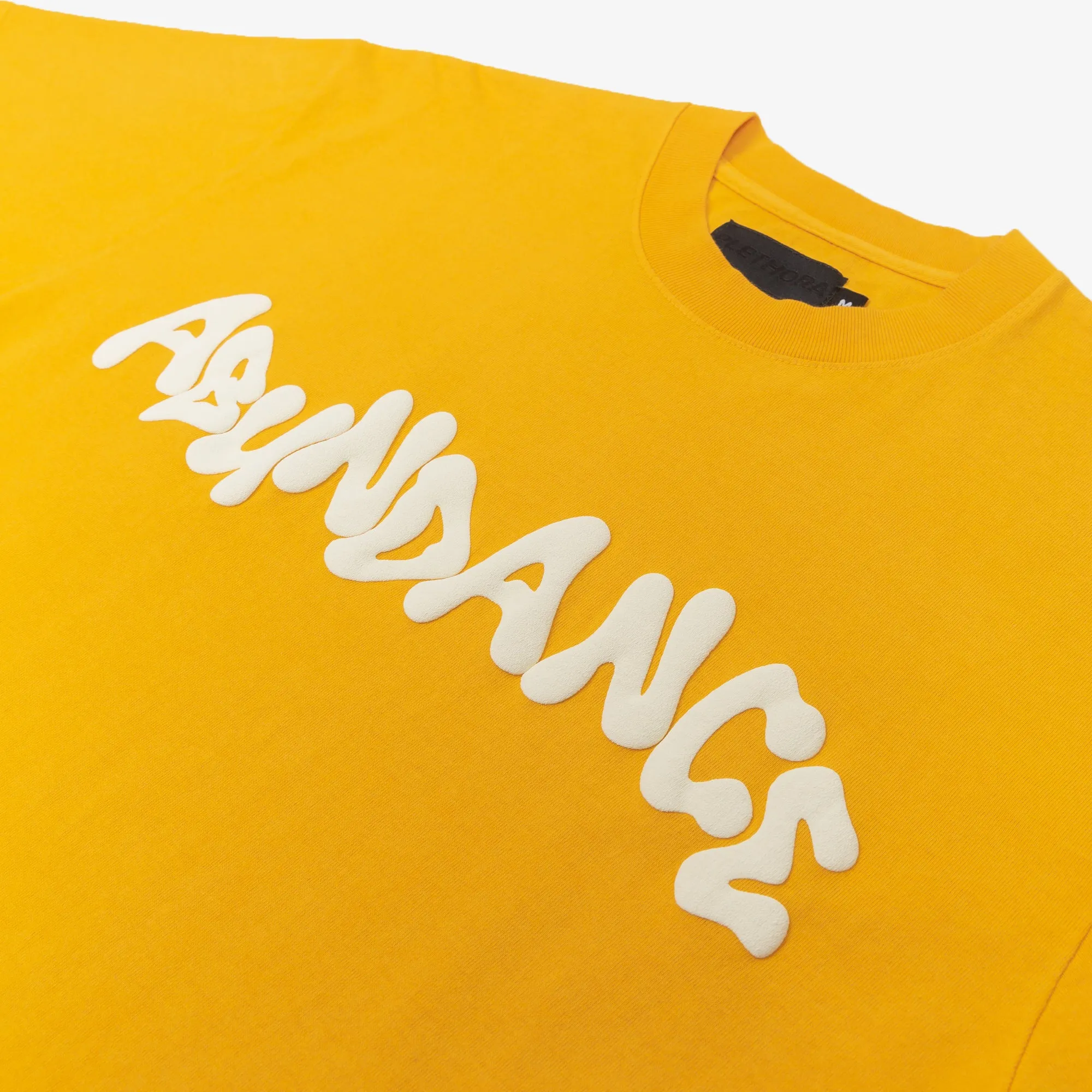 ABUNDANCE "Wave" Logo Tee - Gold