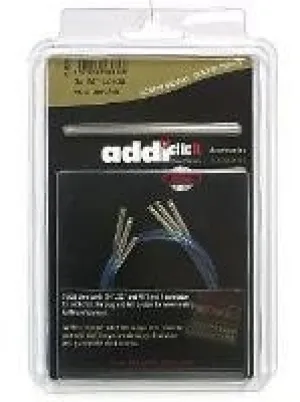 Addi Click Turbo and Long Tip Lace Cords, 3-pack with Connector