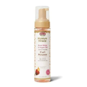 African Pride Curl Mousse Rose Water and Argan Oil 8.5 oz