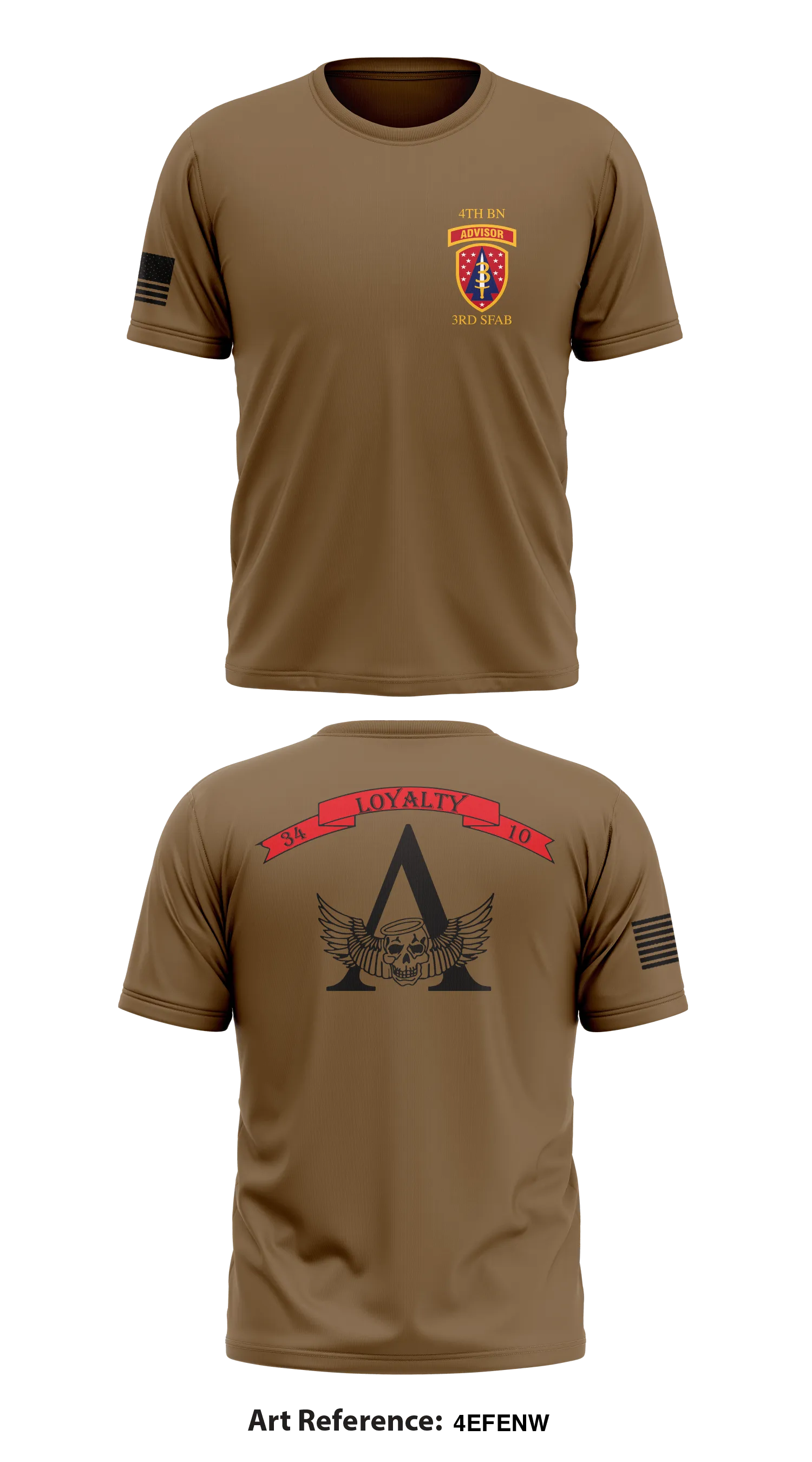 Alpha Battery, 4th BN, 3SFAB Team 3410 Store 1 Core Men's SS Performance Tee - 4EfENW