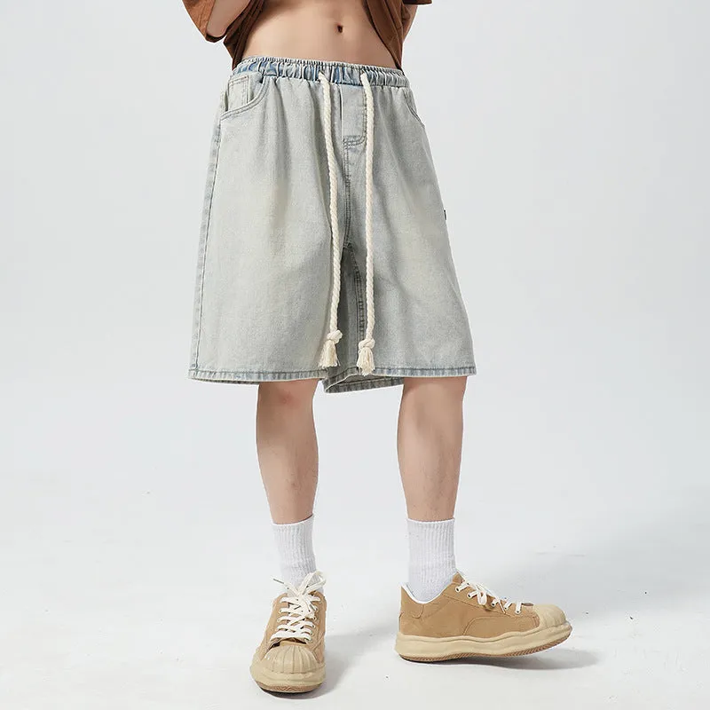 American Simple Versatile Denim Shorts