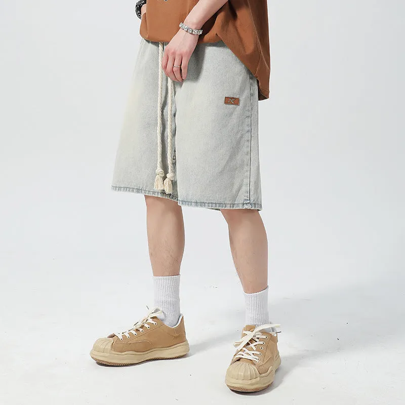 American Simple Versatile Denim Shorts