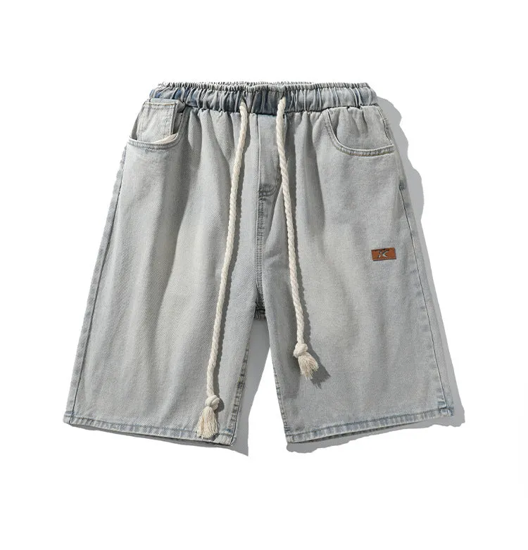 American Simple Versatile Denim Shorts