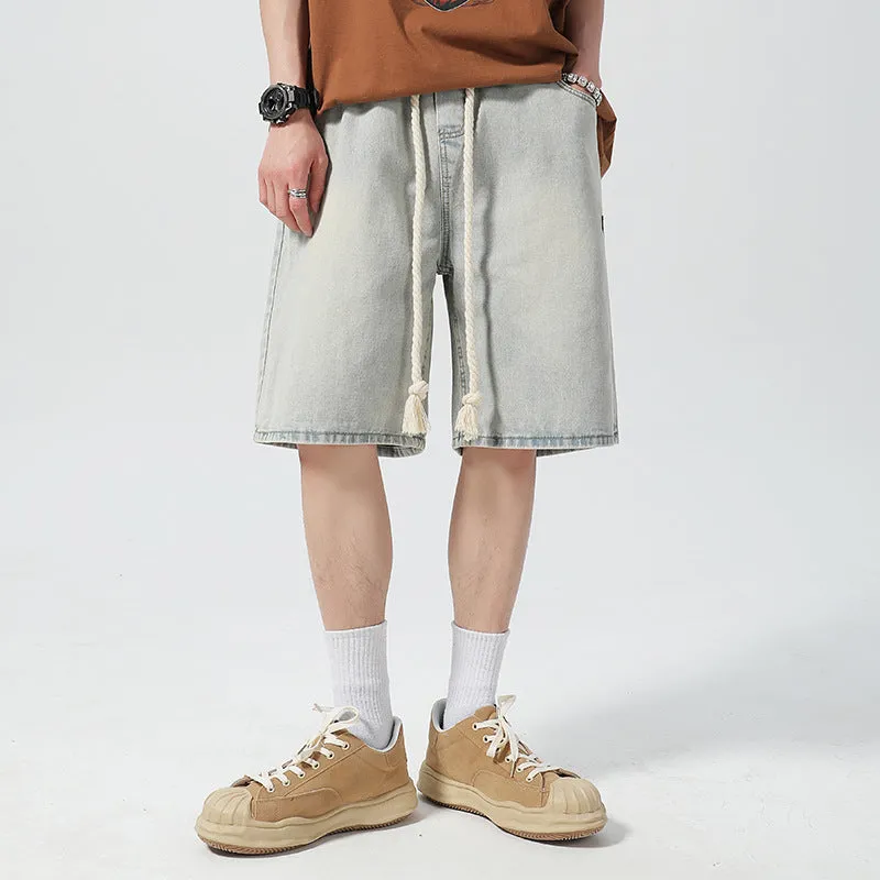 American Simple Versatile Denim Shorts