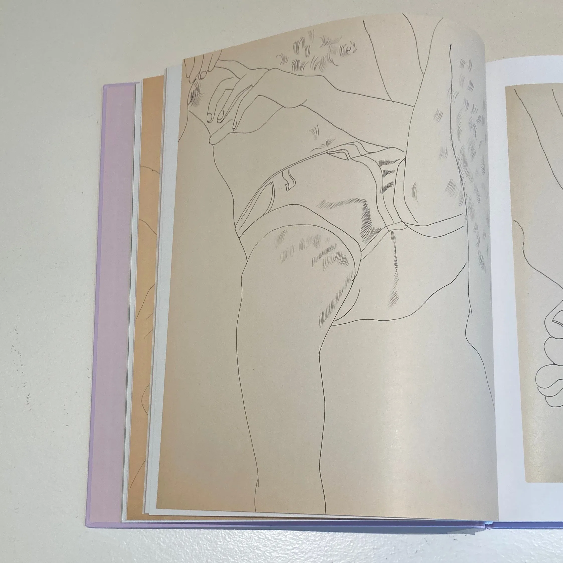 ANDY WARHOL "HOT SHORTS" DRAWING, 1955