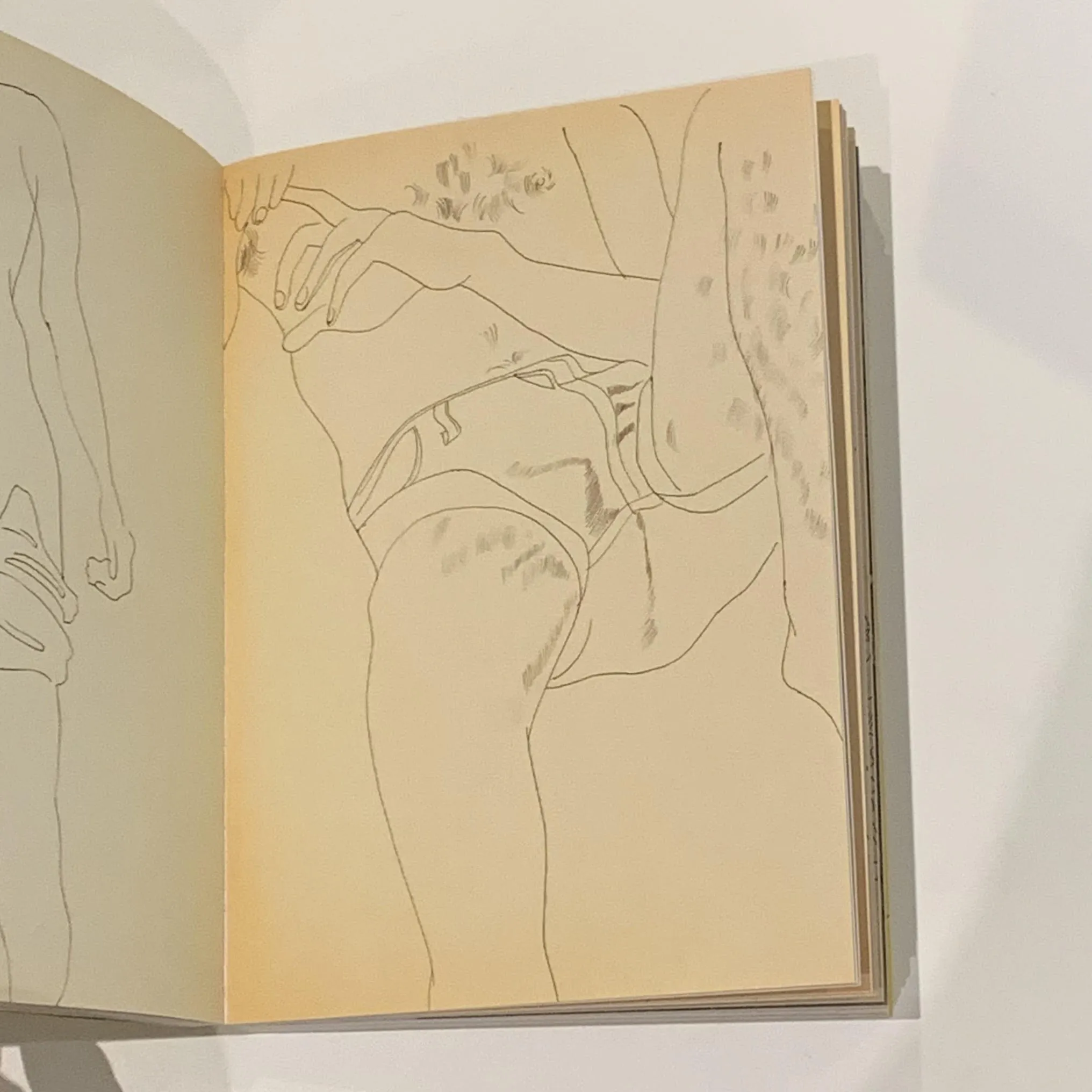 ANDY WARHOL "HOT SHORTS" DRAWING, 1955