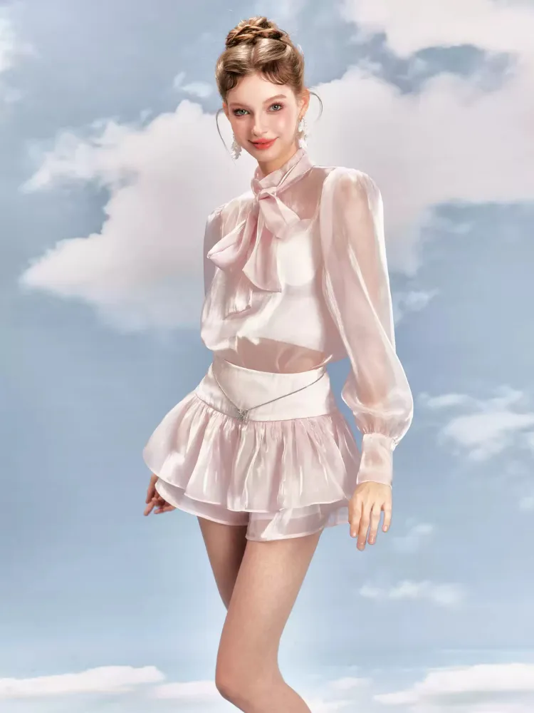 Angel Sheer Bow Set