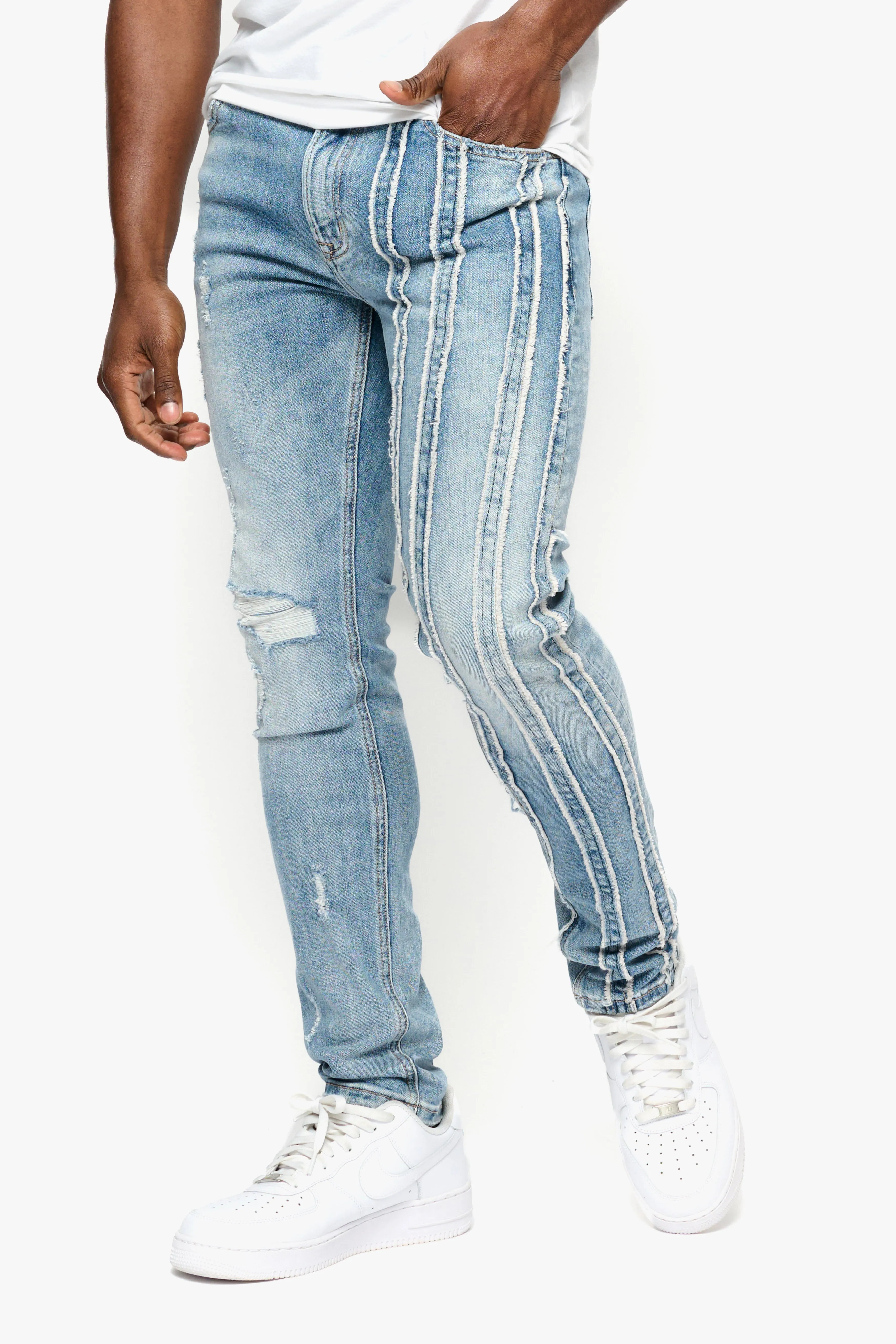 ANOM SKINNY FIT "DUNE" BLUE