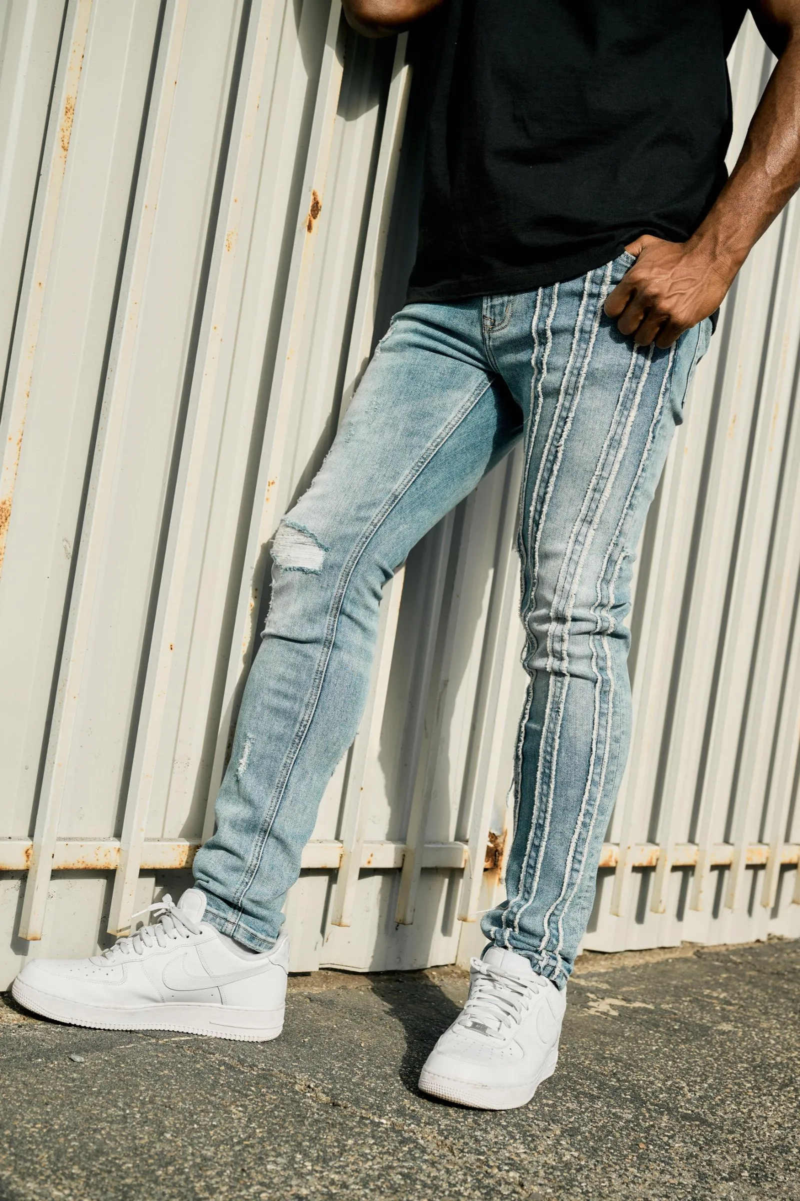 ANOM SKINNY FIT "DUNE" BLUE