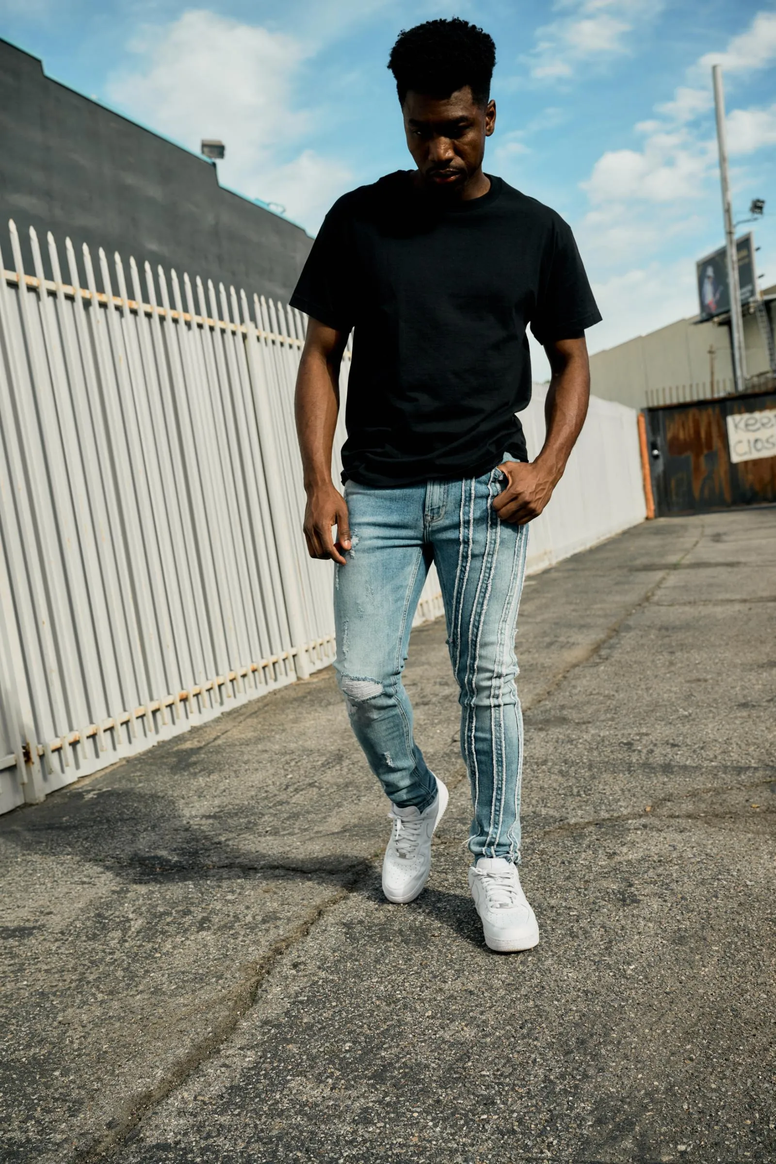 ANOM SKINNY FIT "DUNE" BLUE