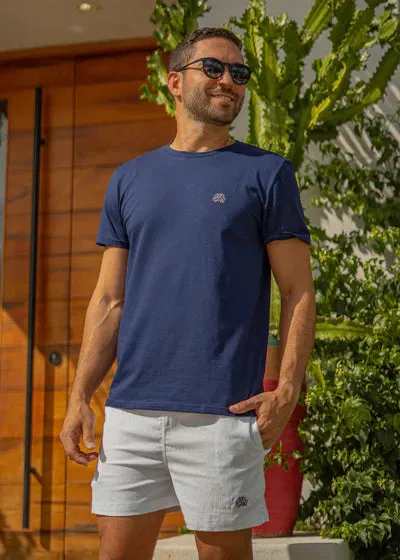 Arrecife Logo Tee- Navy
