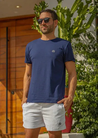 Arrecife Logo Tee- Navy