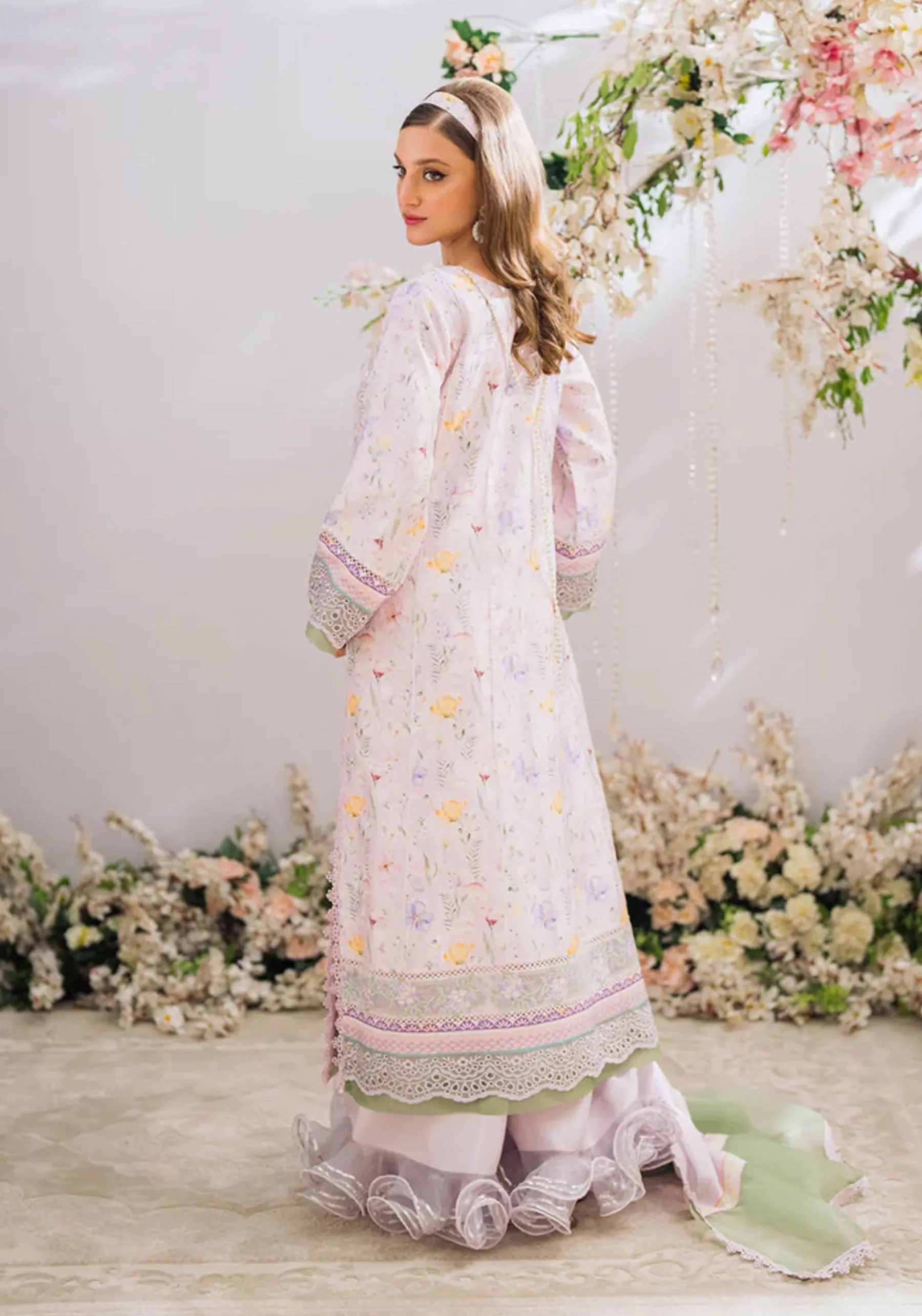 Asmira Lilac Shirt and Dupatta
