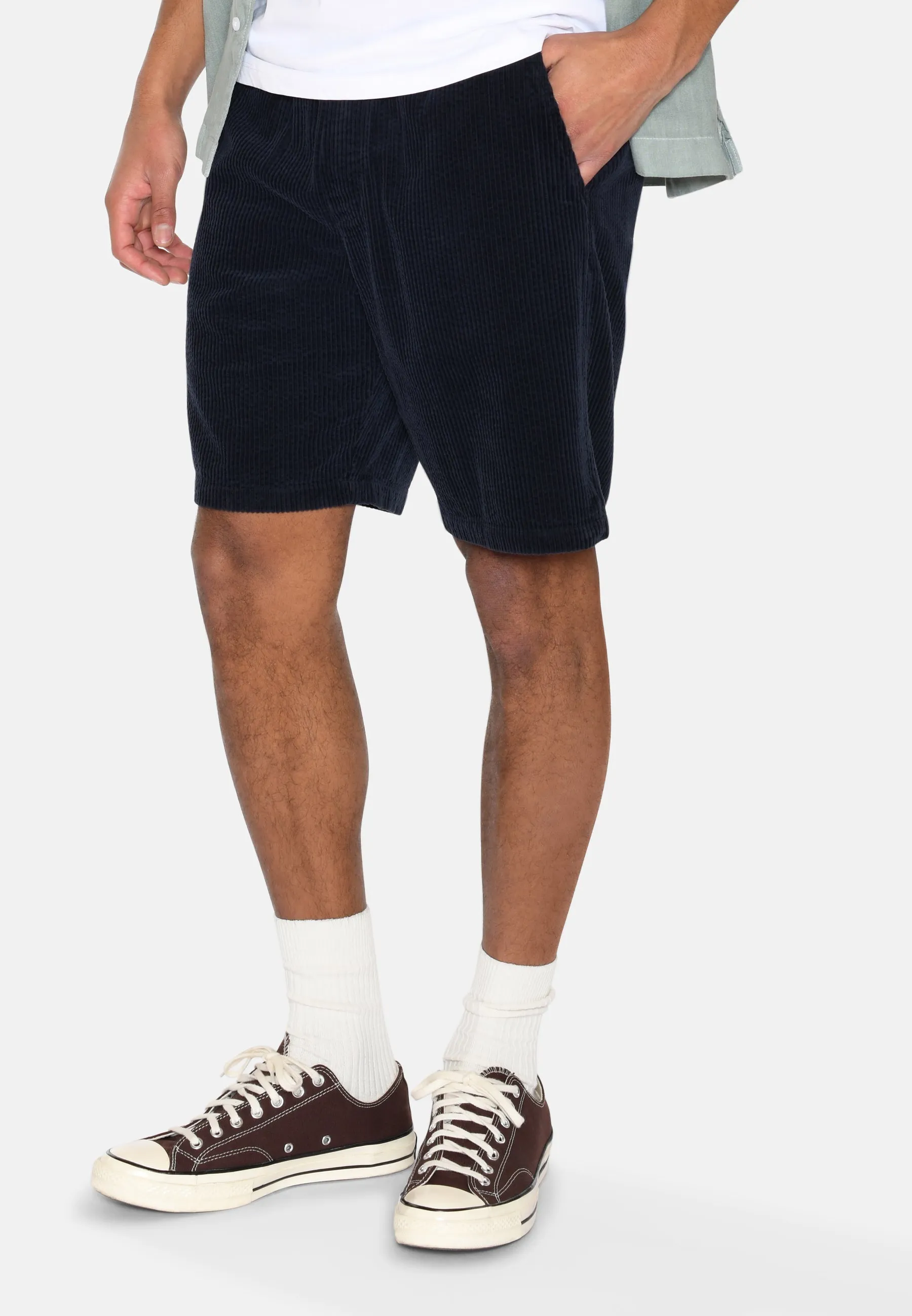 Atlas corduroy shorts 4117 - Sky Captain