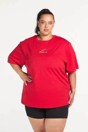 AUAHI MANA WĀHINE TEE RED
