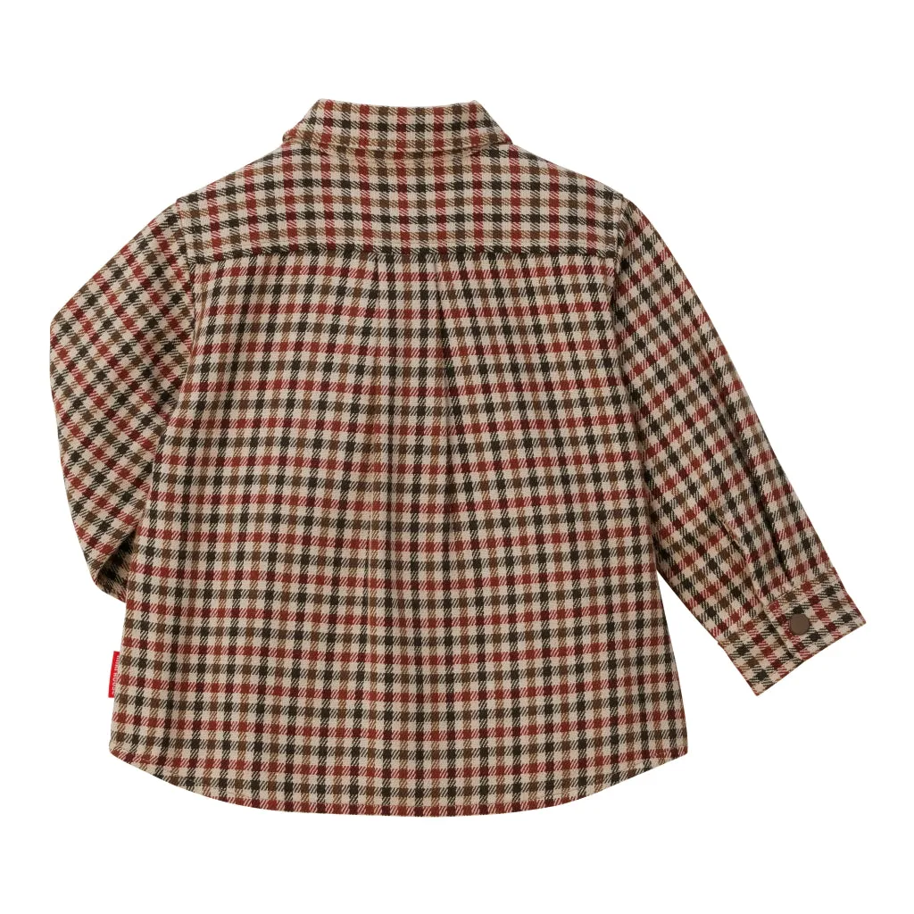 Autumn-Winter Long-Sleeve Checkered Shirt
