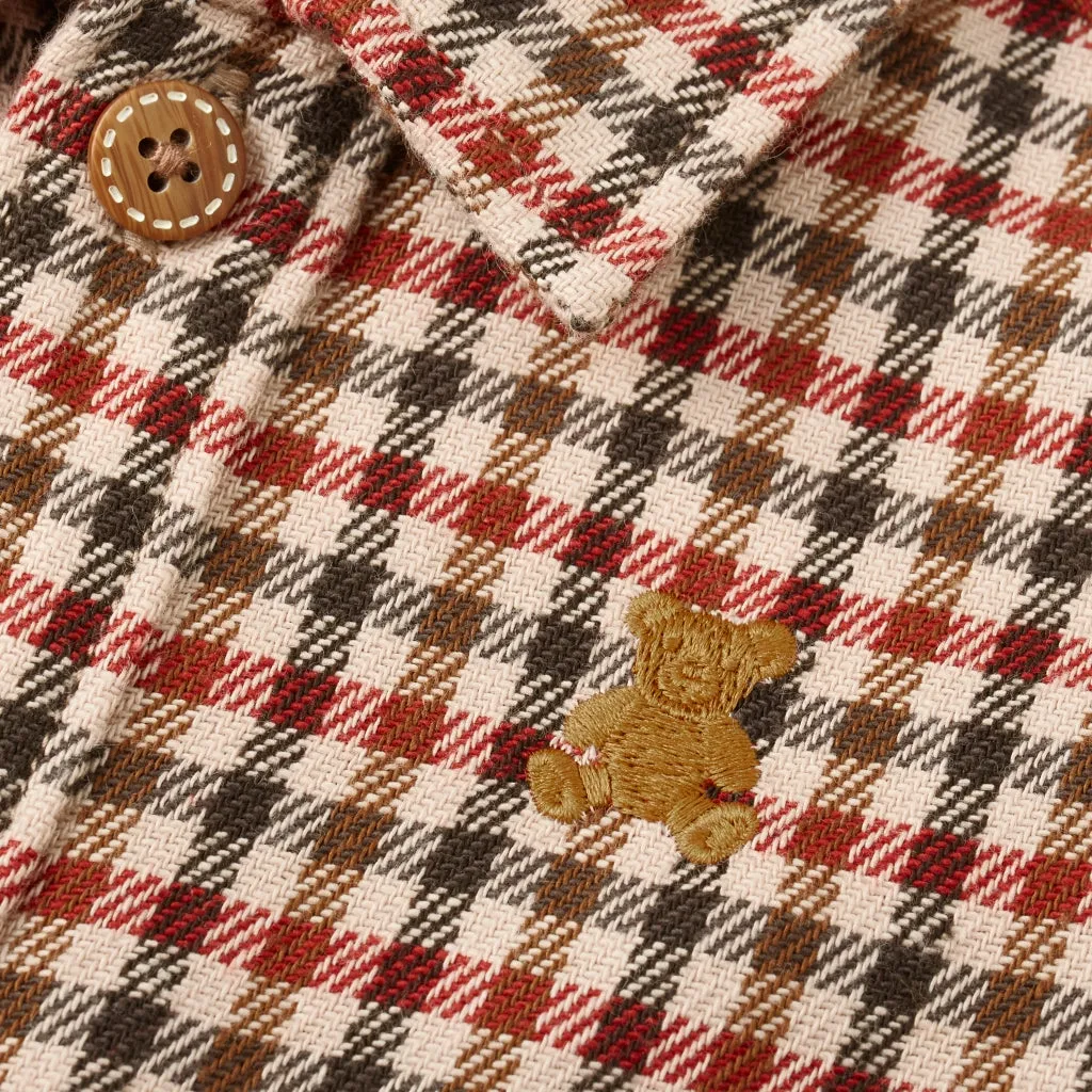 Autumn-Winter Long-Sleeve Checkered Shirt