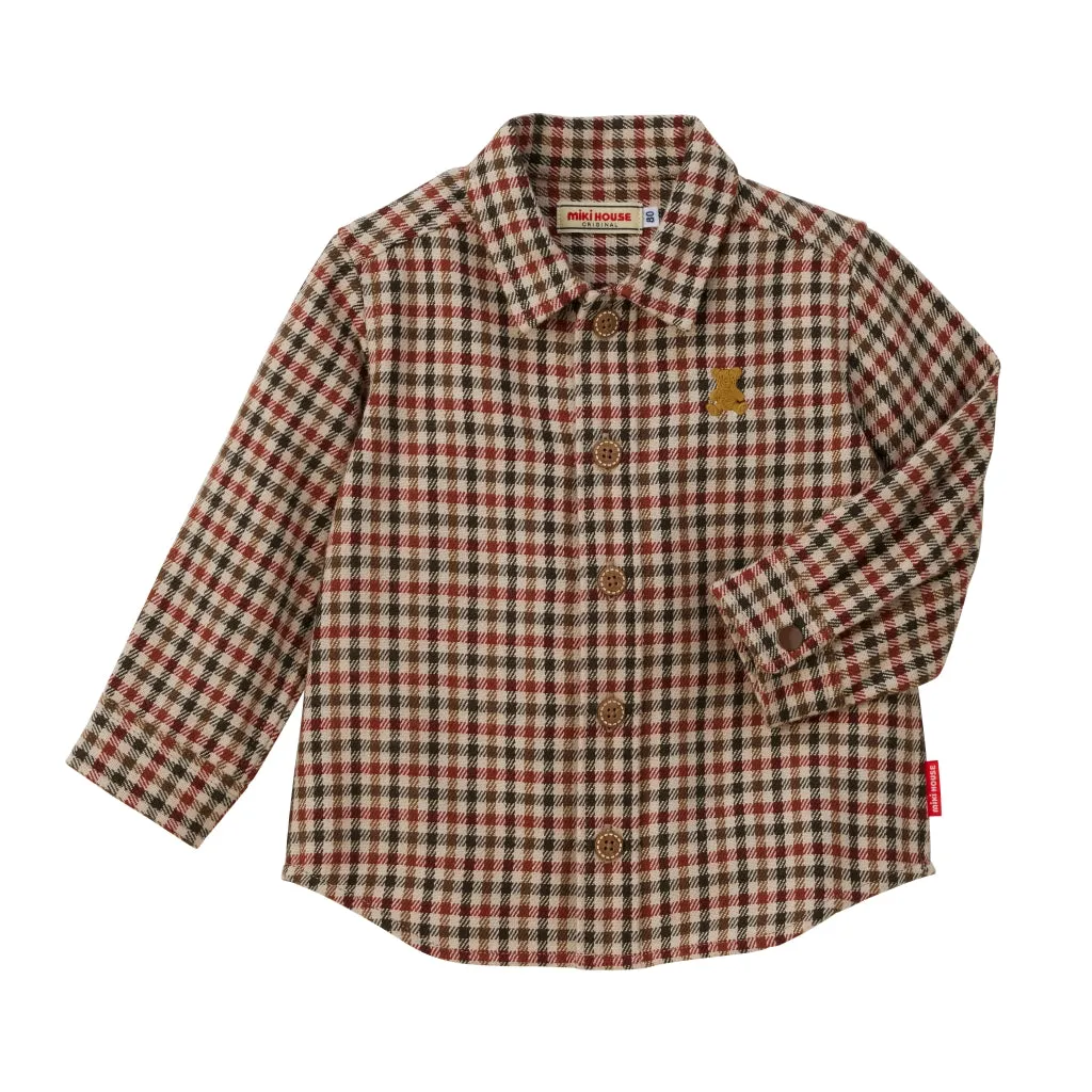 Autumn-Winter Long-Sleeve Checkered Shirt