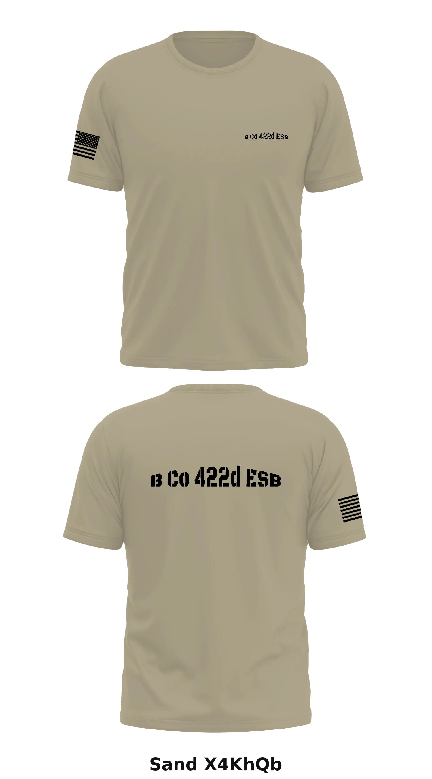 B Co 422d ESB Store 1 Core Men's SS Performance Tee - X4KhQb