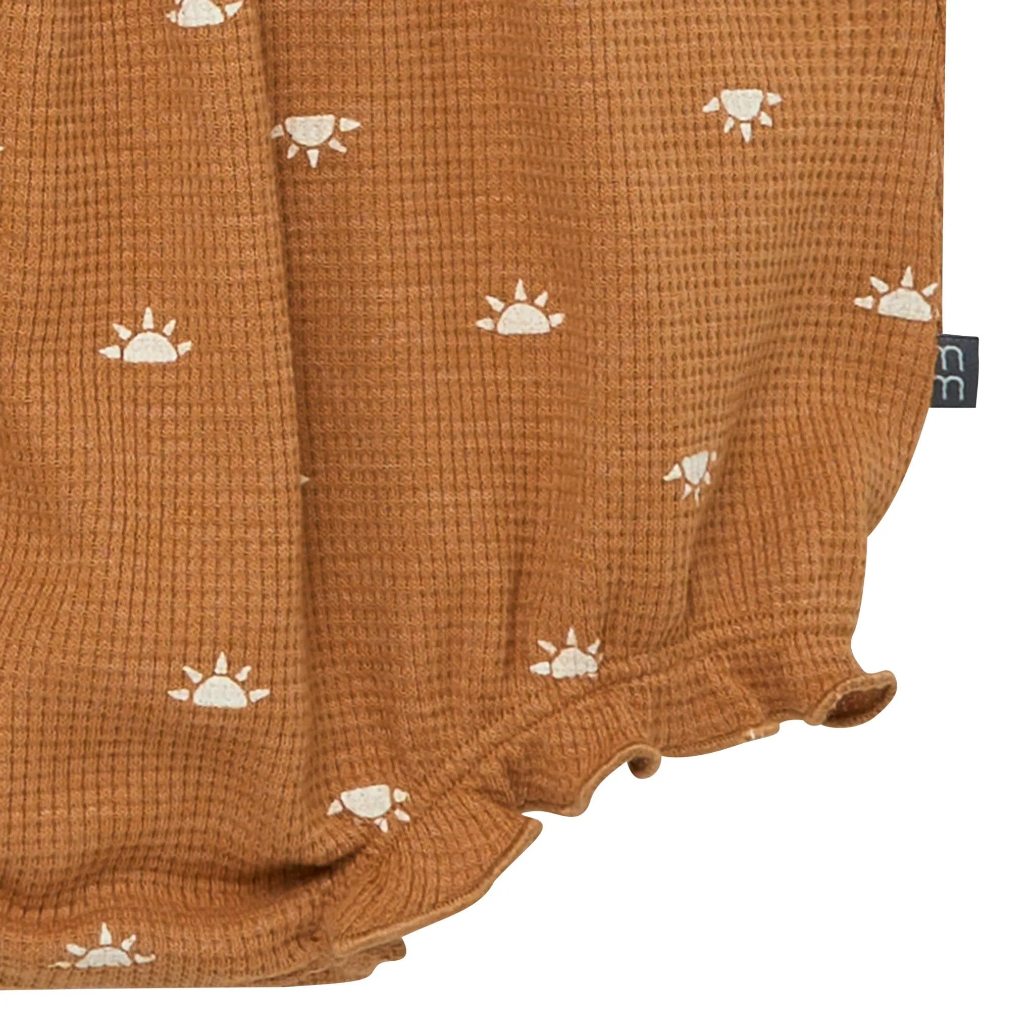 Baby Girls Brown Sun Bubble Romper