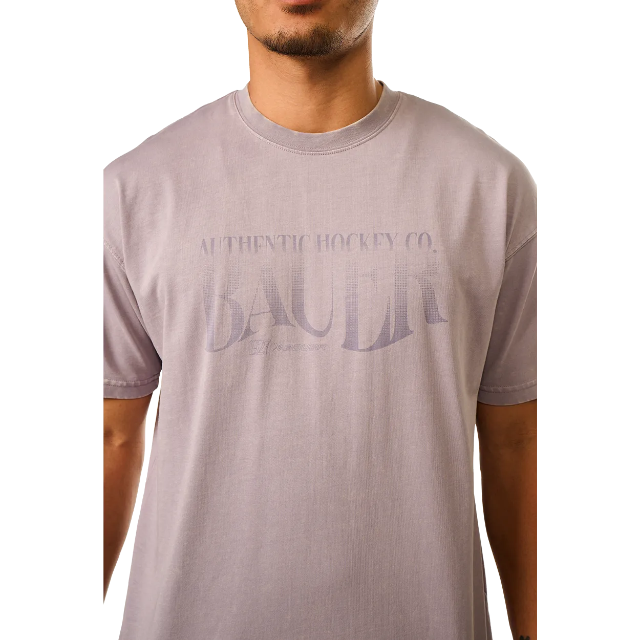 BAUER WASHOUT TEE LILAC