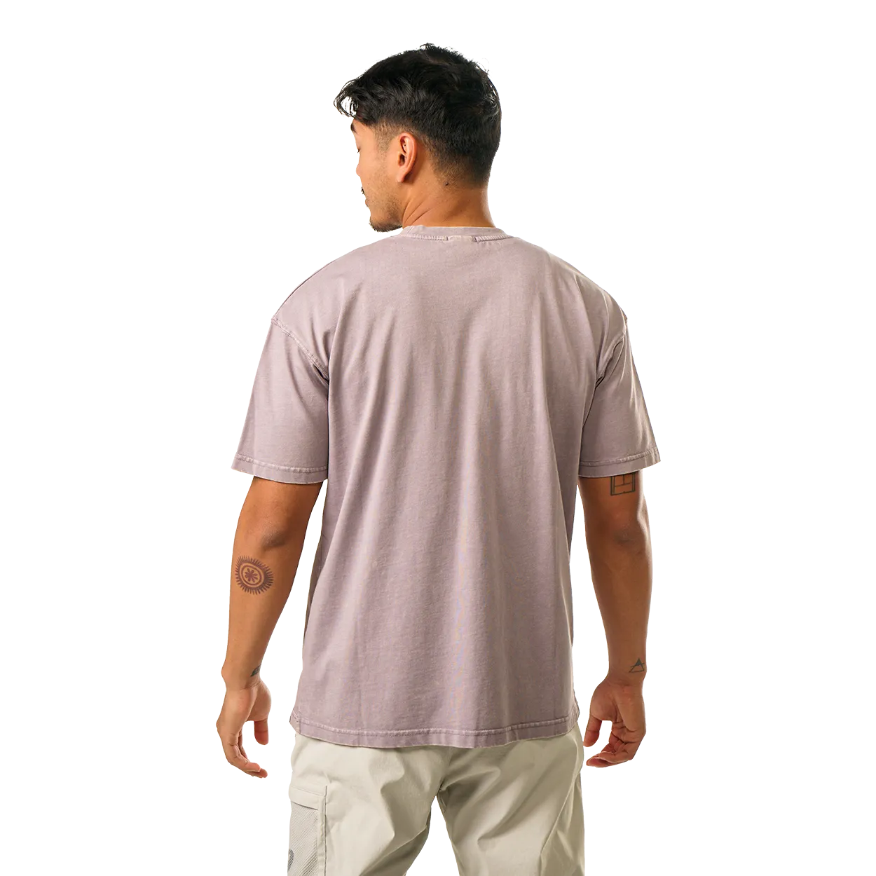 BAUER WASHOUT TEE LILAC