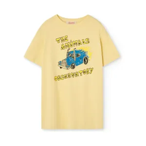 Big Rooster Relaxed T-Shirt Soft Yellow