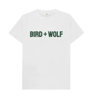 Bird   Wolf Classic Tee (Khaki Lettering)