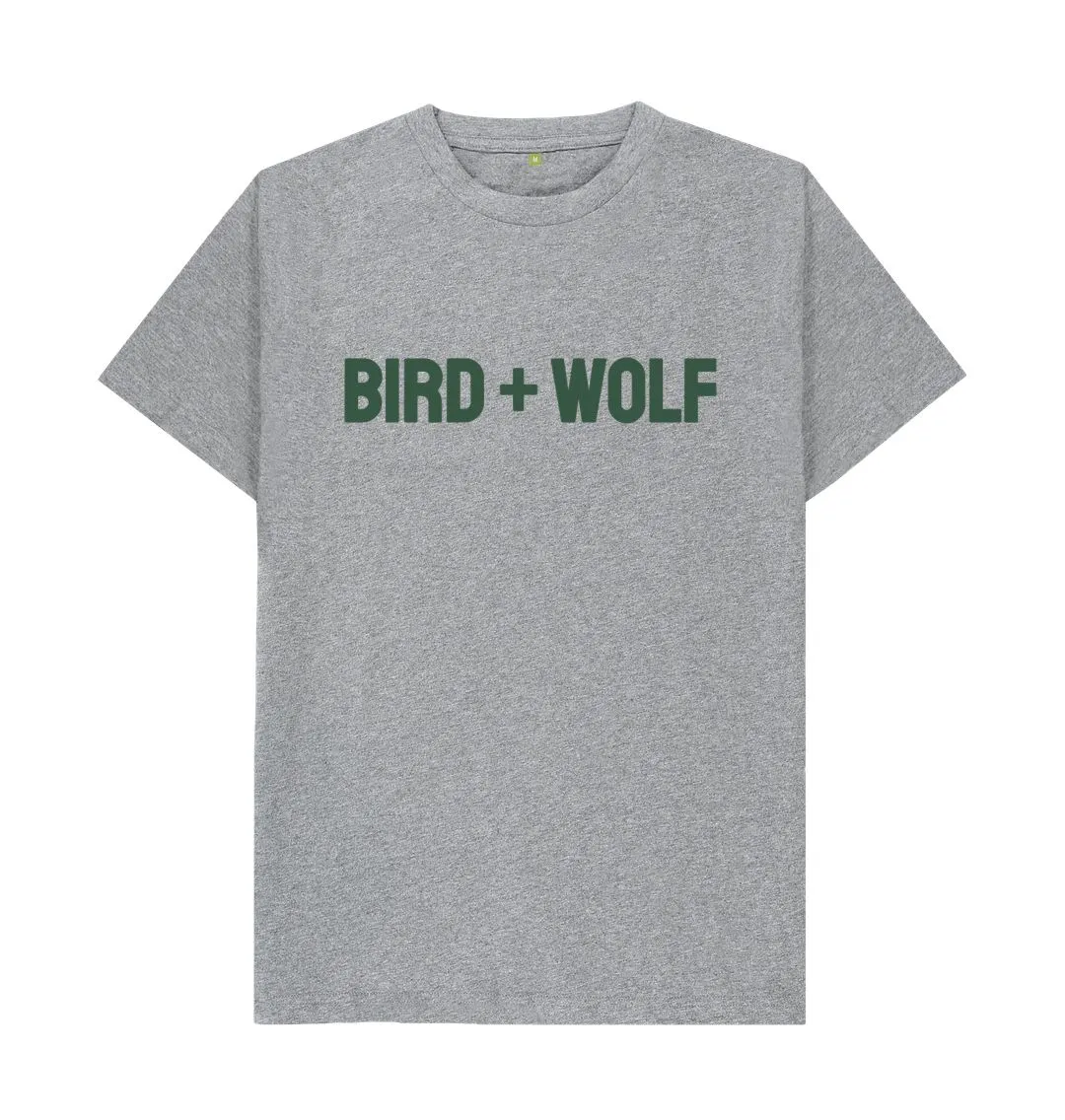 Bird   Wolf Classic Tee (Khaki Lettering)