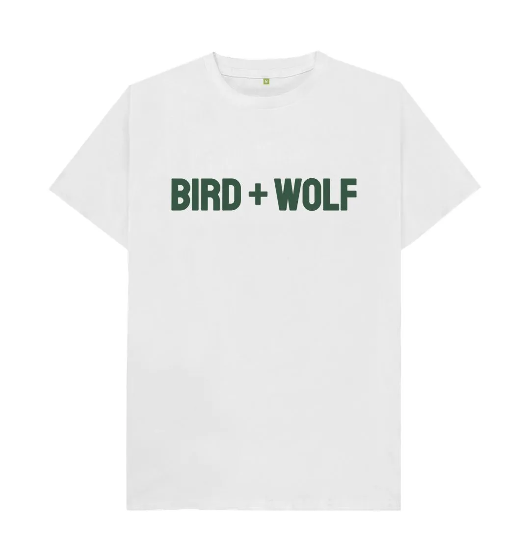 Bird   Wolf Classic Tee (Khaki Lettering)