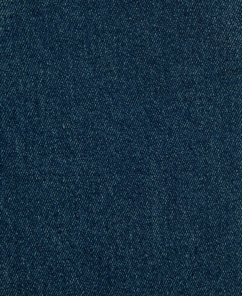Birds Eye Blue Knit LS Polo w/Jeans Set-Toddler