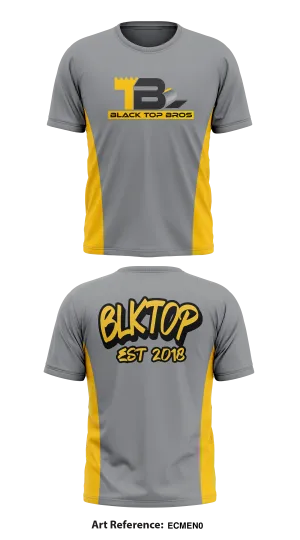 BLACKTOP BROS STORE 1 Core Men's SS Performance Tee - EcmeN0