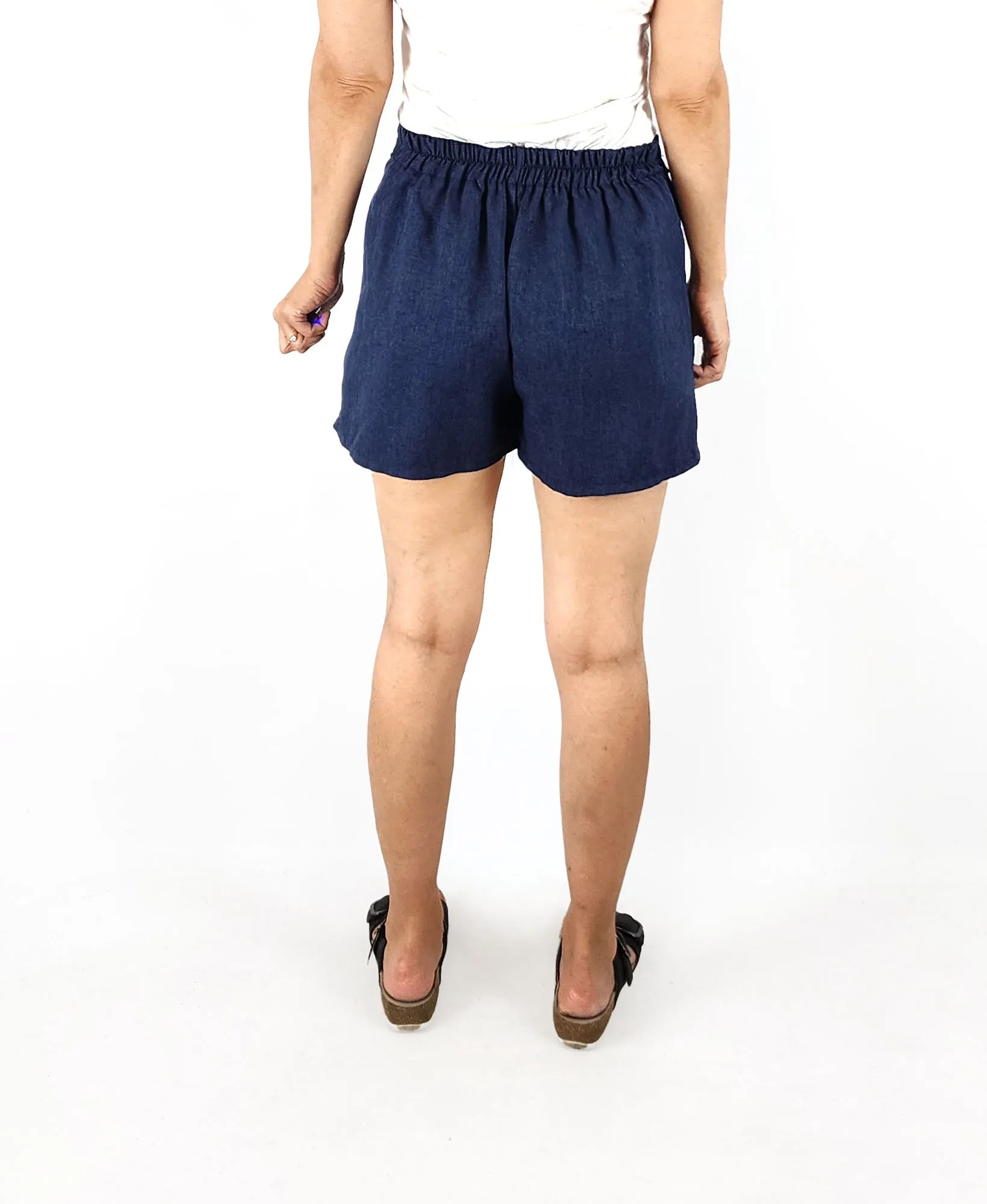 Blue handmade shorts size 8
