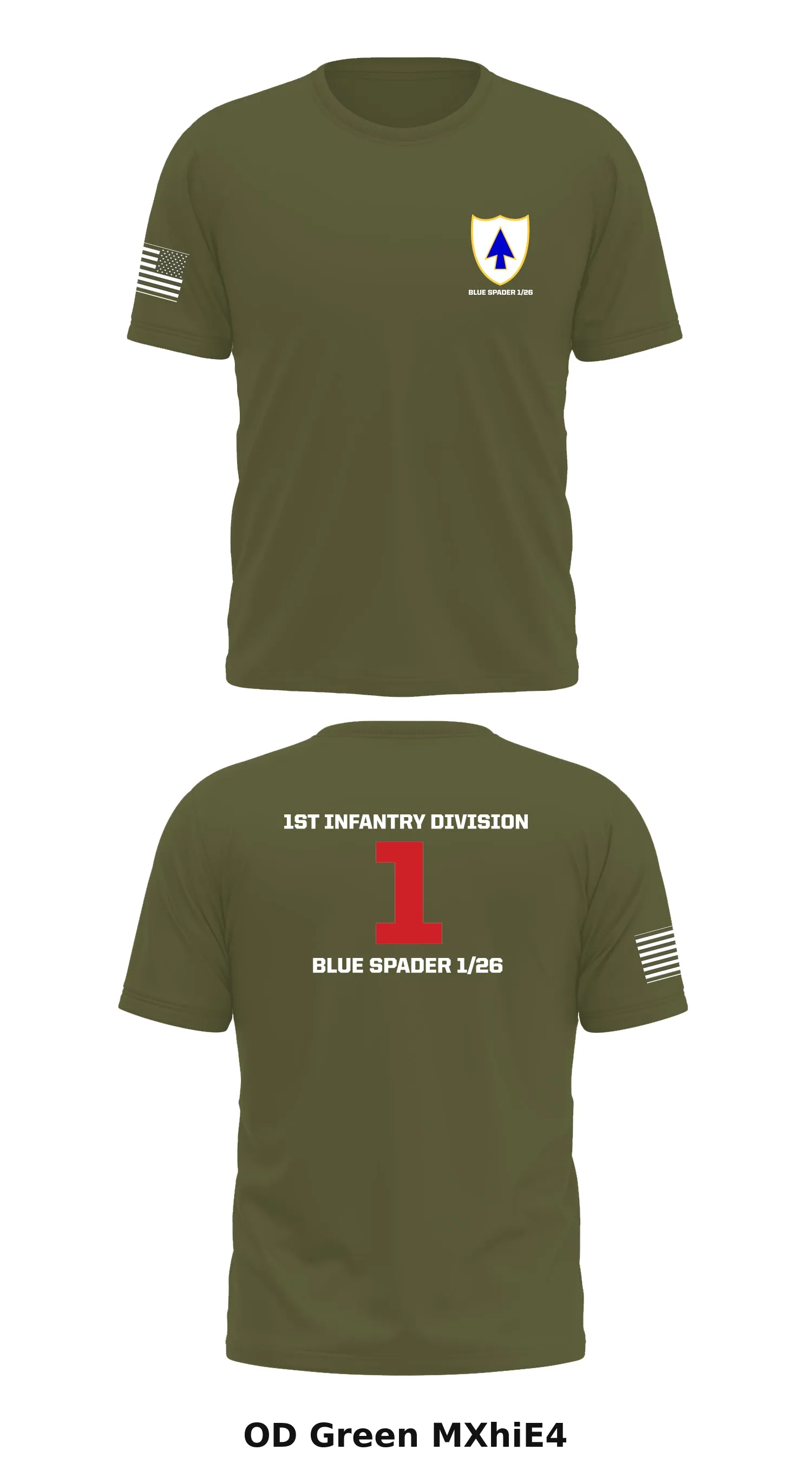 Blue spader 1/26 Store 1 Core Men's SS Performance Tee - MXhiE4