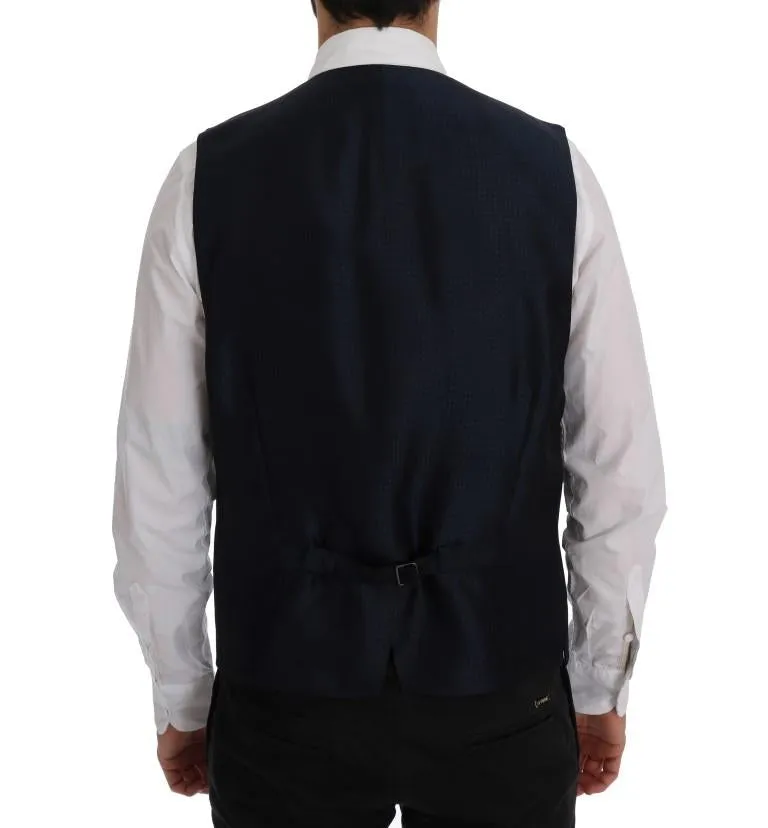 Blue STAFF Wool Stretch Vest