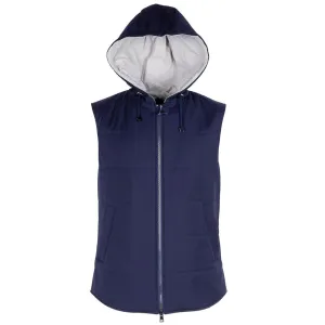 Blue Wool Men Vest