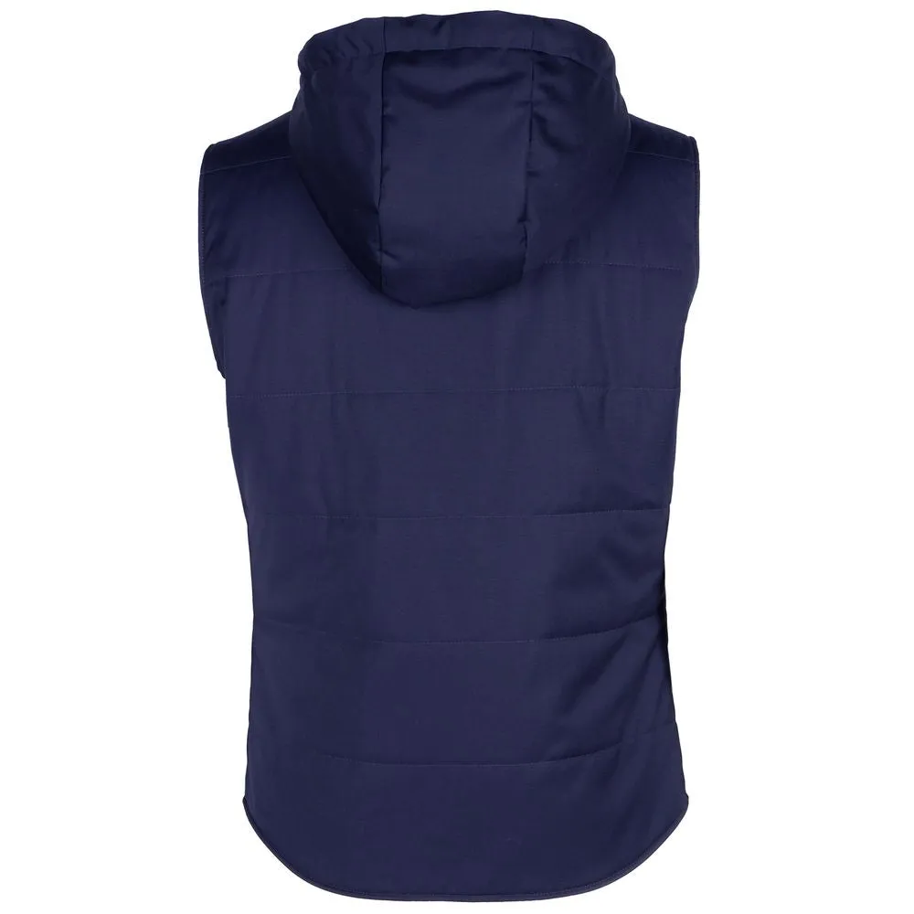 Blue Wool Men Vest
